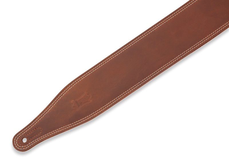 Levy's M17BDS Sangle de guitare à double couture Butter – 6,3 cm (Marron)