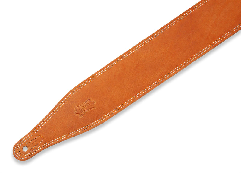 Levy's M17BDS Butter Double Stitch Guitar Strap - 2.5" (Tan)
