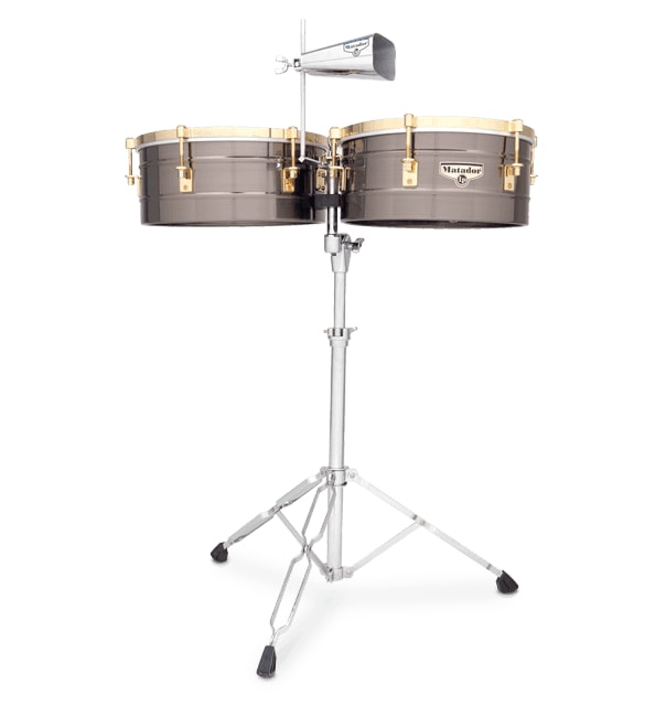 Latin Percussion M257-BNG Matador Brush Nickel Timbales
