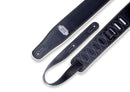 Levy's M26VCP-BLK_GRY Reversible Vinyl Guitar Strap - 2 3/4" (Black & Grey)
