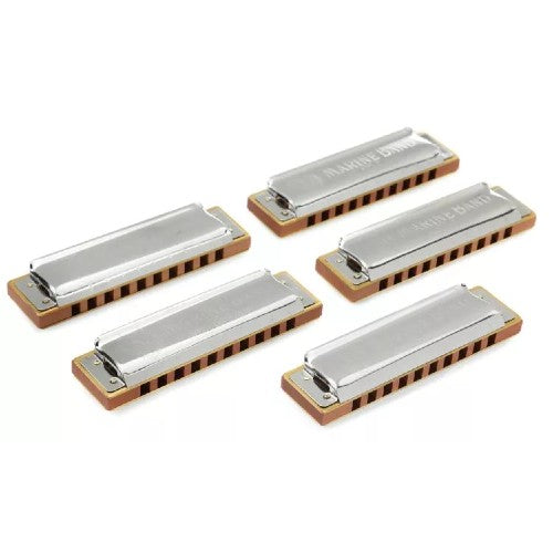 Hohner MBC Marine Band Harmonica diatonique, lot de 5