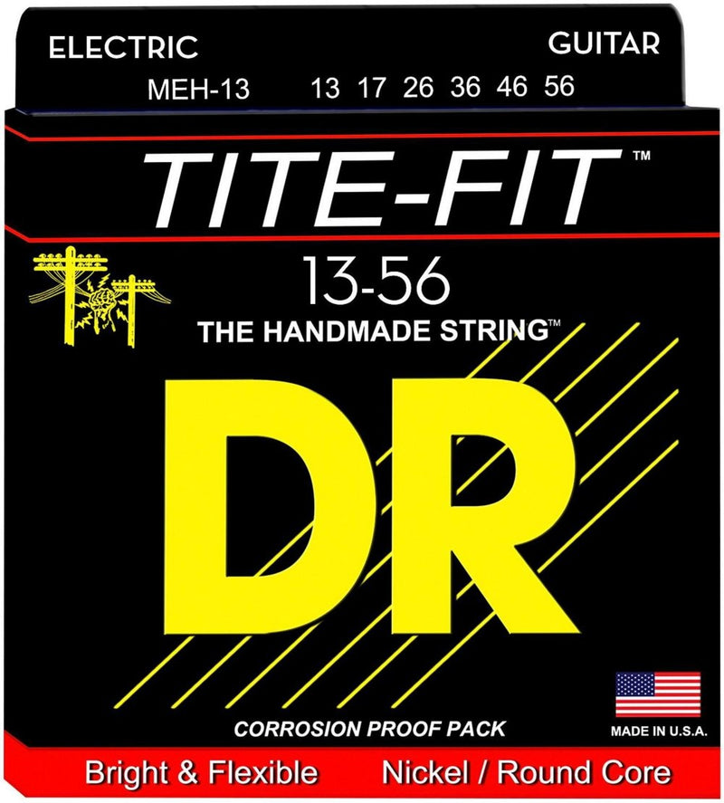 DR Handmade Strings MEH-13 Cordes pour guitare électrique Tite-fit – Mega Heavy (13-56)