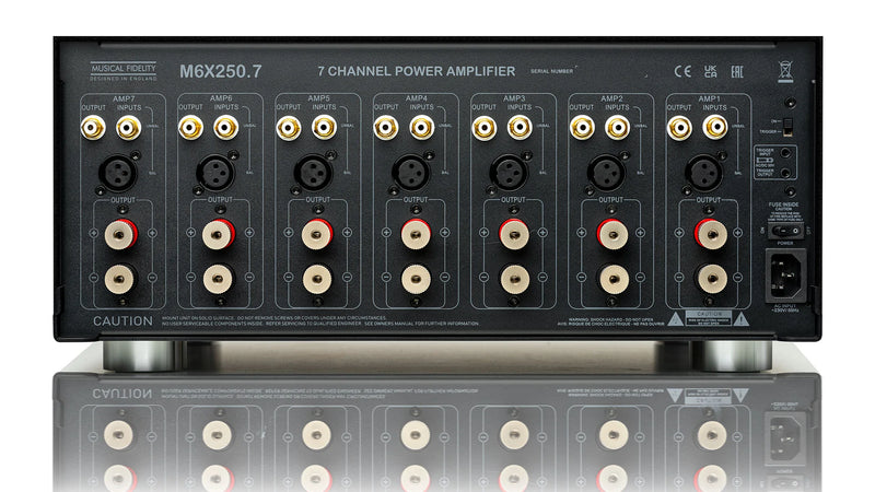 Musical Fidelity MUFPOWM6257BK M6X 250.7 7 Channel Power Amplifier