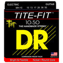 DR Handmade Strings MH-10 Tite-fit Electric Guitar Strings Medium - Heavy (10-50)