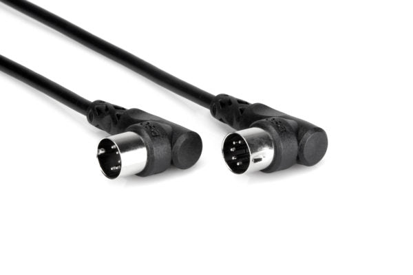 HOSA MID-303RR Right-Angle MIDI Cable 3ft - Red One Music