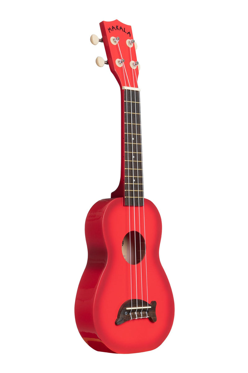 Kala MK-SD-RDBURST Makala Dolphin Soprano Ukulele (Red Burst)