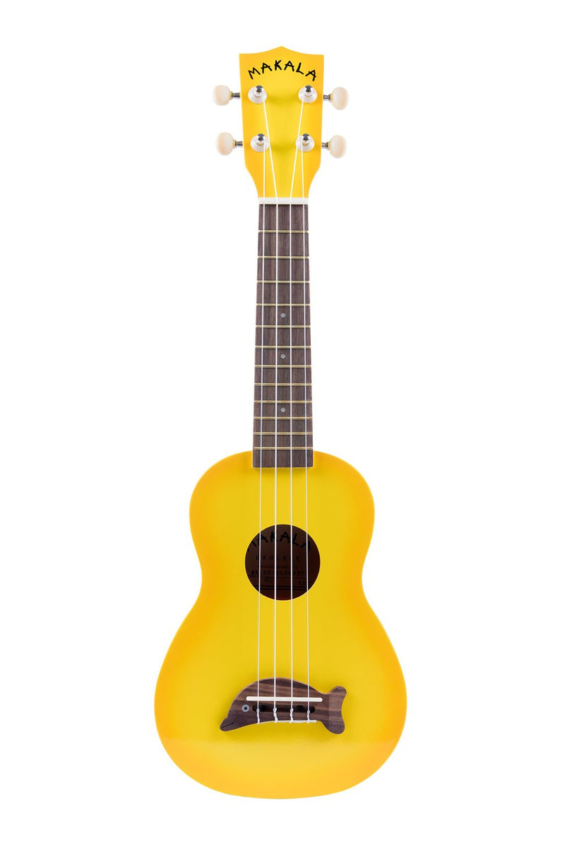 Kala MK-SD-YLBURST Makala Dolphin Soprano Ukulele (Yellow Burst)