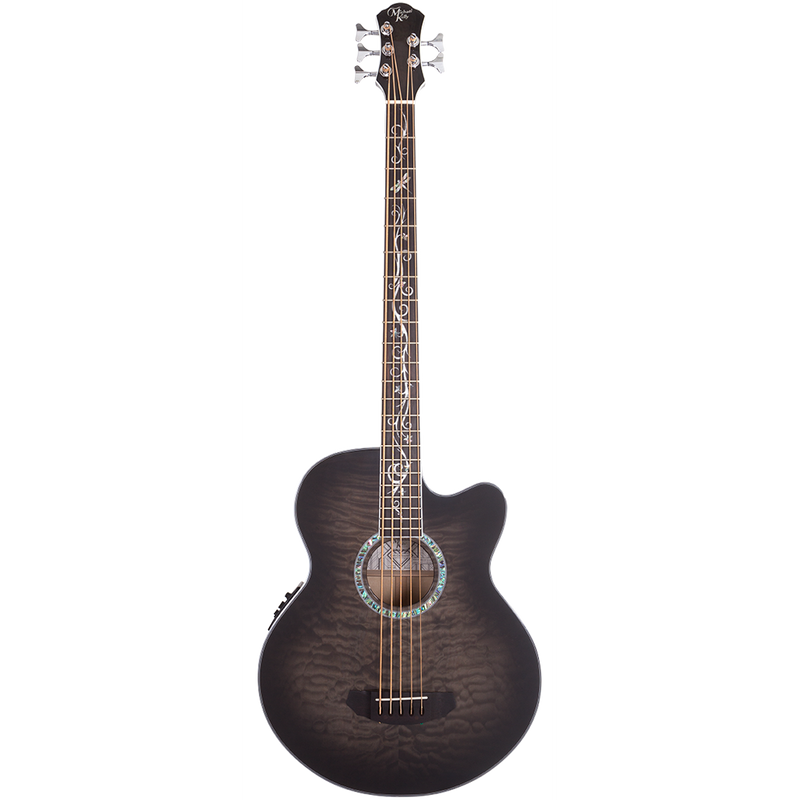 Michael Kelly MKD5SSBSFR Dragon Fly 5 Acoustic/Electric Bass - Smoke Burst