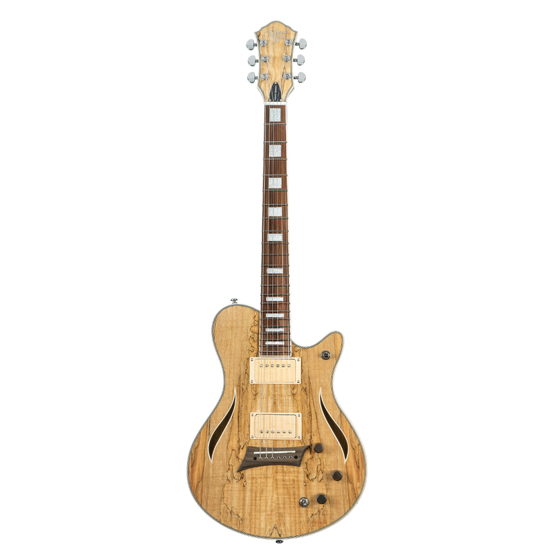 Michael Kelly MKHSSSPPYZ Guitare électrique spéciale hybride - Érable spalté