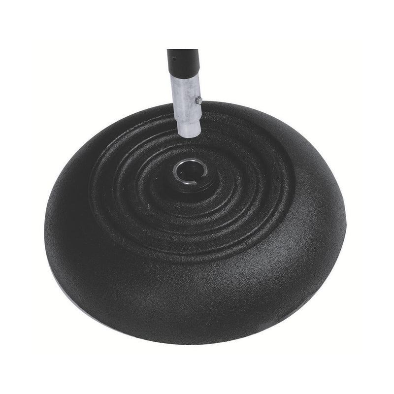 On-Stage MS7201QTR Quarter-Turn Round Base Threadless Microphone Stand (Black)