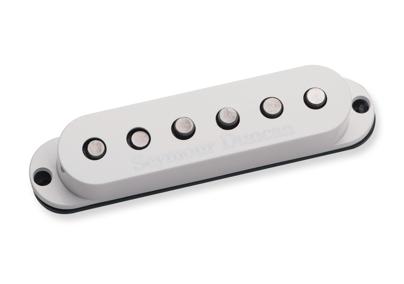 Seymour Duncan 11202-05-RWRP-L SSL-5L Custom Staggered Strat Rev Wound Rev Pol Lefty White