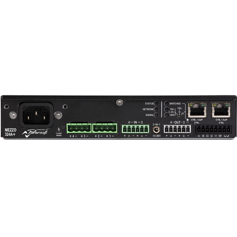 Powersoft Mezzo 324A-PLUS 320W/4-Channel Compact Amplifier With DSP and AES67