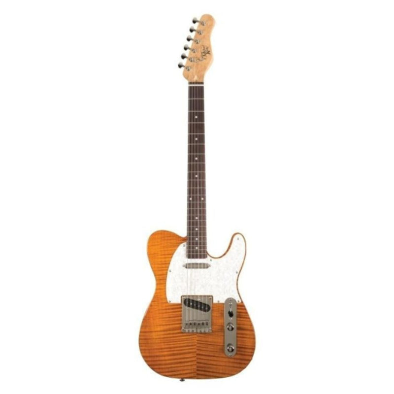 Michael Kelly MK50EAMPRO Enlightened Classic 50 S/S Pau Ferro Guitare électrique à touche - Ambre