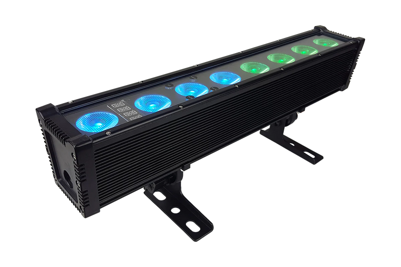 Blizzard Lighting Motif Atelier 8FX IP65 4-In-1 RGB+WW LED Asymmetrical Bar Light