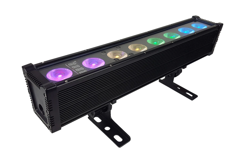 Blizzard Lighting Motif Atelier 8FX IP65 4-In-1 RGB+WW LED Asymmetrical Bar Light