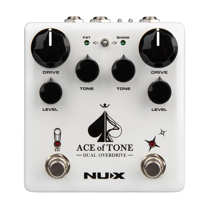 NuX NDO-5 Ace Of Tone Pédale d'effets double overdrive