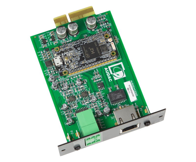 Module Sourcecon de diffusion audio Audac NMP40