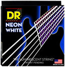 DR Handmade Strings NWE-11 Neon White Coated Electric Guitar Strings - Heavy (11-50)
