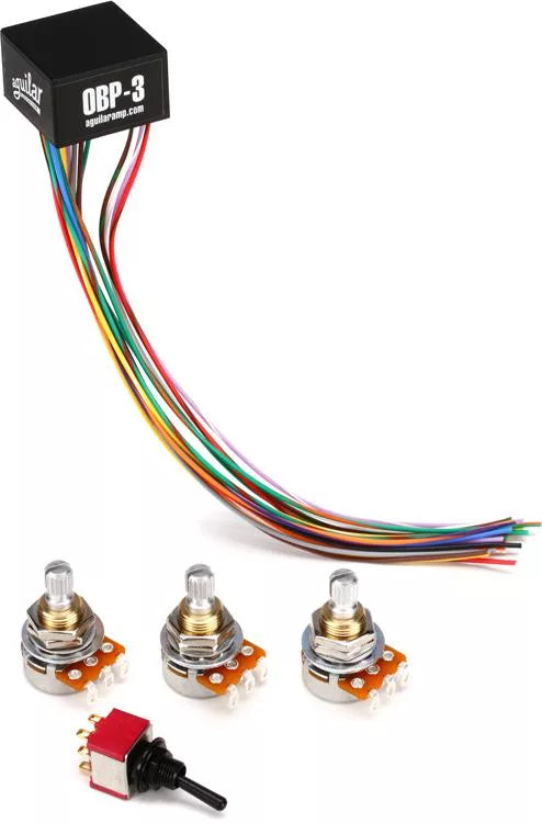Aguilar OBP3TKSET Préampli basse 3 bandes Boost/Cut avec bascule