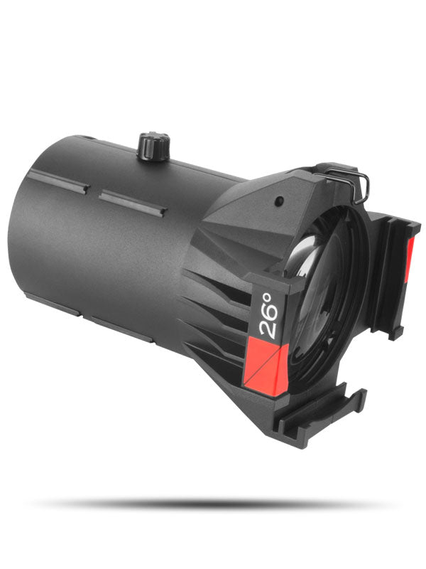Chauvet Pro OHDLENS-26DEG Ovation Ellipsoidal Hd Lens Tube - 26 Degree - Red One Music