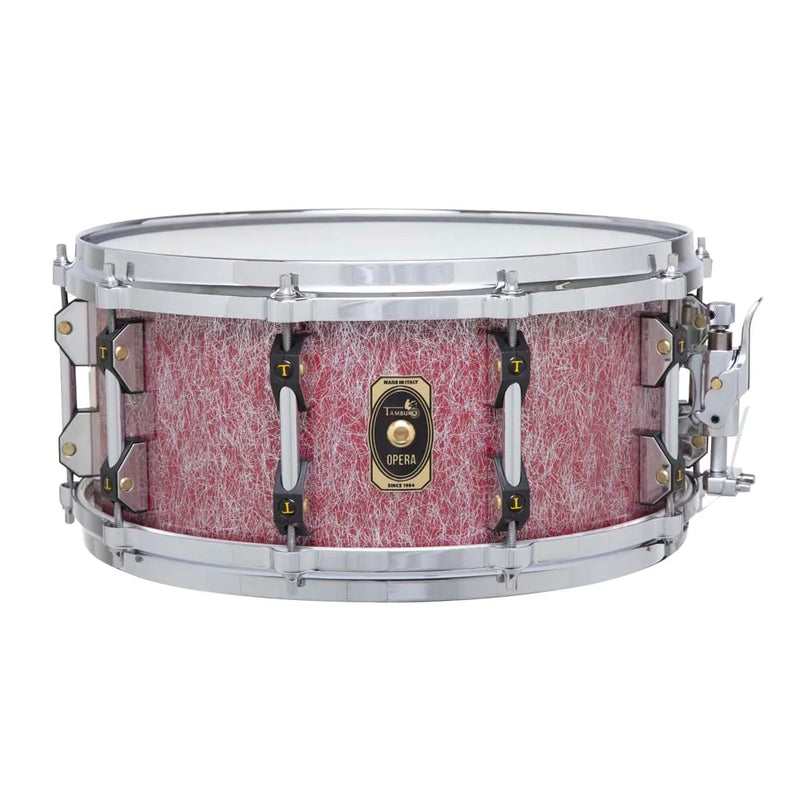 Tamburo TB OPSD1465FR OPERA Series Stave-Wood Snare Drum (Fantasy Red) - 14" x 6.5"