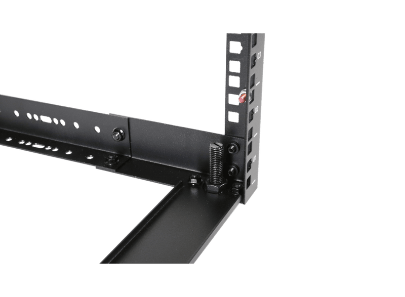 Caymon OPR309A/B 19" Depth Adjustable Open Frame Rack For 9 Units