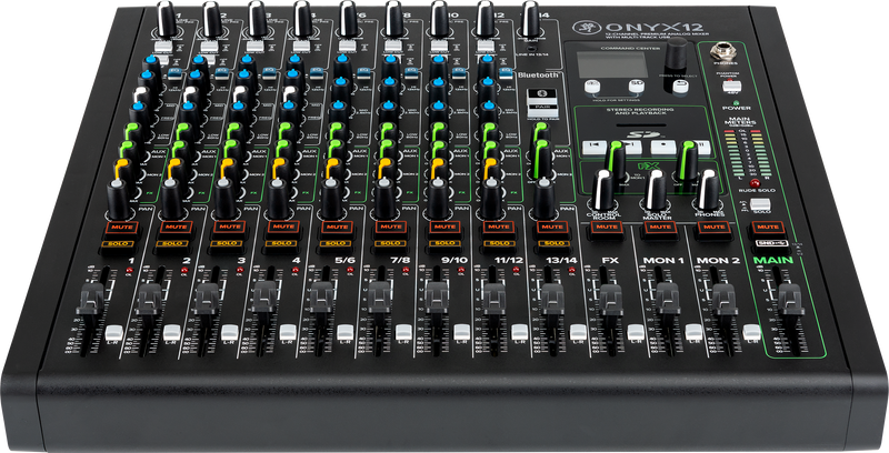 Mackie ONYX 12 12-Channel Premium Analog Mixer With Multitrack USB