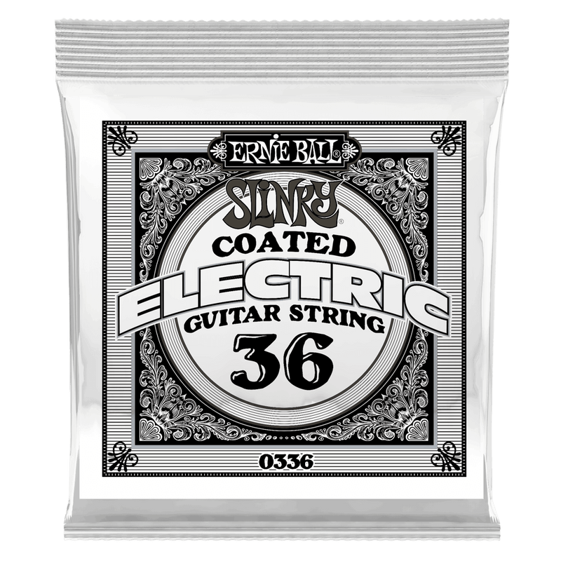 Ernie Ball 0336EB Slinky Coated Nickel Wound Electric Guitar String - 0.036