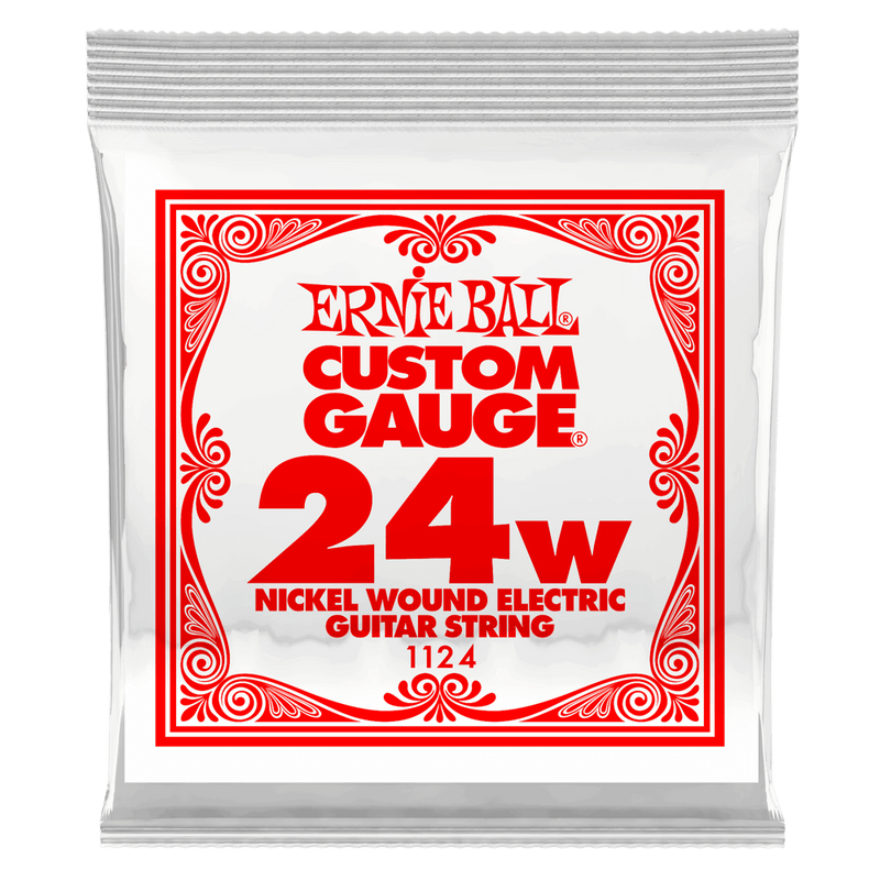 Ernie Ball 1124EB Nickel Wound Electric Custom Gauge Electric Guitar String - 0.024