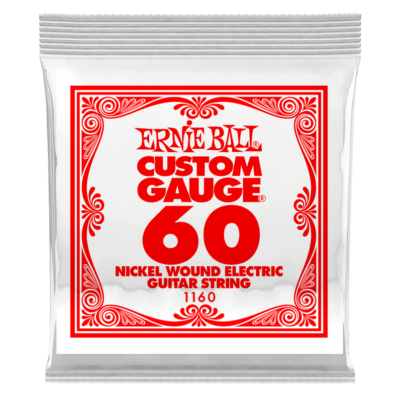 Ernie Ball 1160EB Nickel Wound Electric Custom Gauge Electric Guitar Strings - 0.060