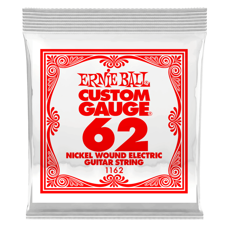Ernie Ball 1162EB Nickel Wound Electric Custom Gauge Electric Guitar Strings - 0.062