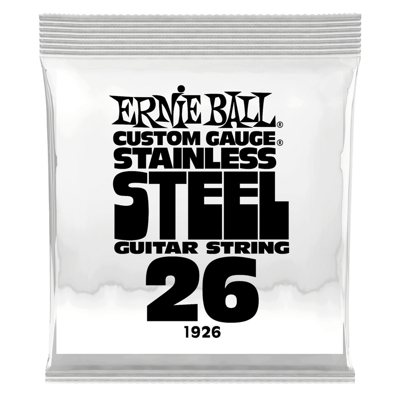 Ernie Ball 1926EB Custom Gauge Stainless Steel Wound Electric Guitar String - 0.026