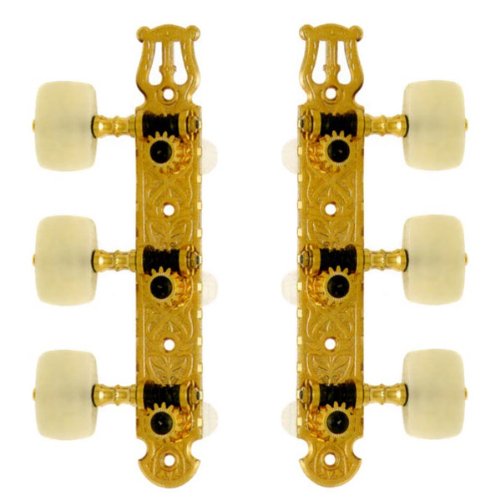 Ping P2625 Classic Deluxe Gold Set d'accordeurs pour guitare électrique