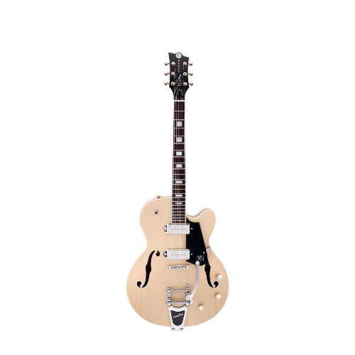 Reverend PETE ANDERSON Hollow Body Electric Guitar (Satin Natural)