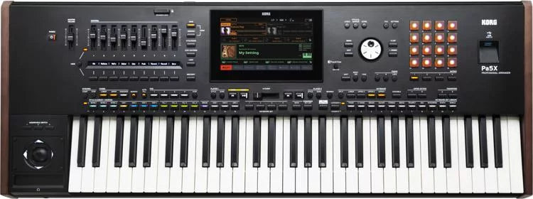 Korg PA5X 61-Key Semi Weighted Arranger Keyboard