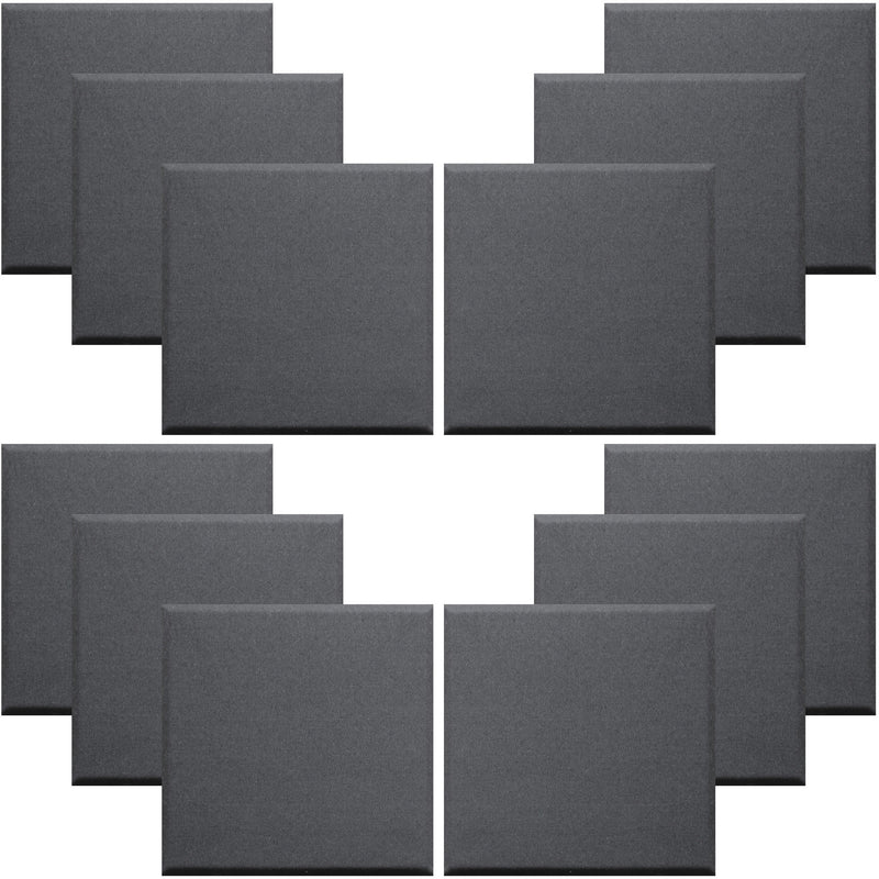 Primacoustic CONTROL CUBE Panneau 24" x 24" x 2", bord biseauté - Noir, paquet de 12