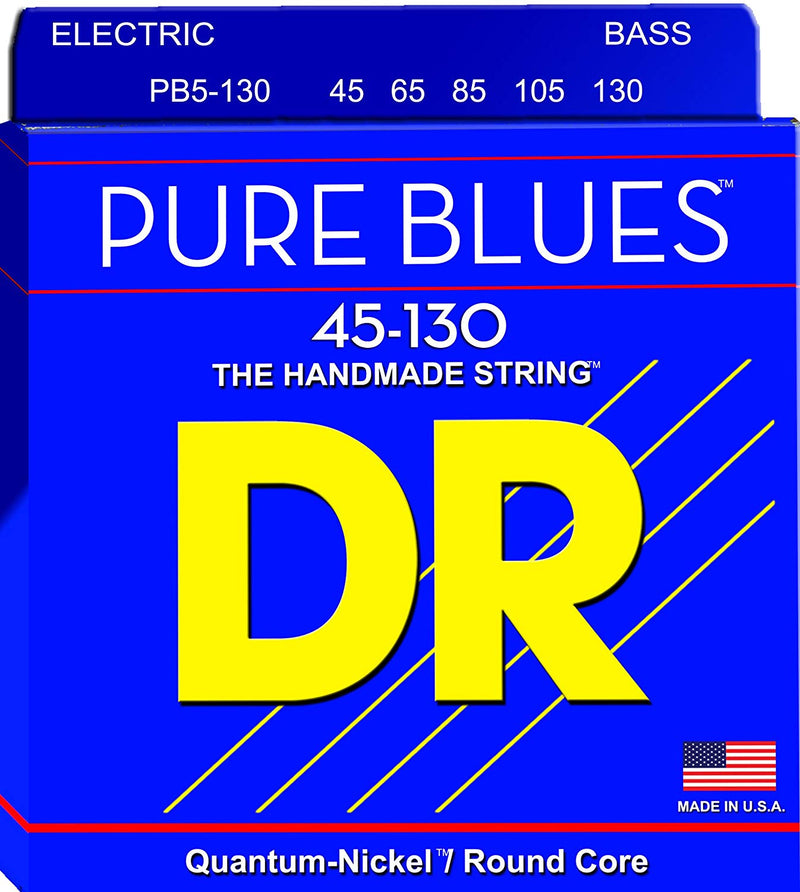 Dr Cords faits à la main PB5-130 PURS BULES 5 CORDES BASS - Medium (45-130)