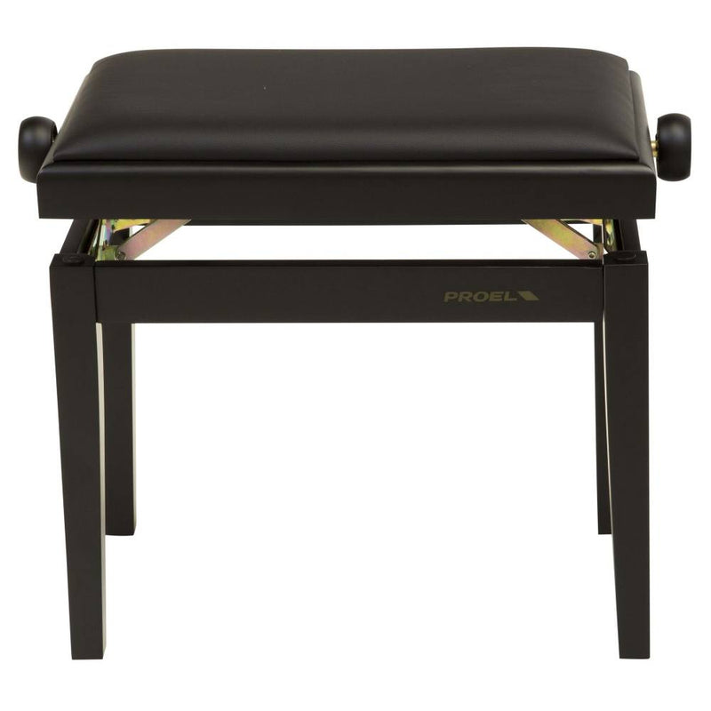 Proel Height Adjustable Wooden Bench - Black Matte
