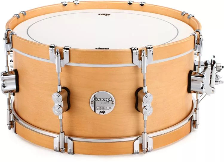 PDP PDCC6514SSNN Concept Maple Classic Snare Drum (Natural Finish) - 6.5" x 14"