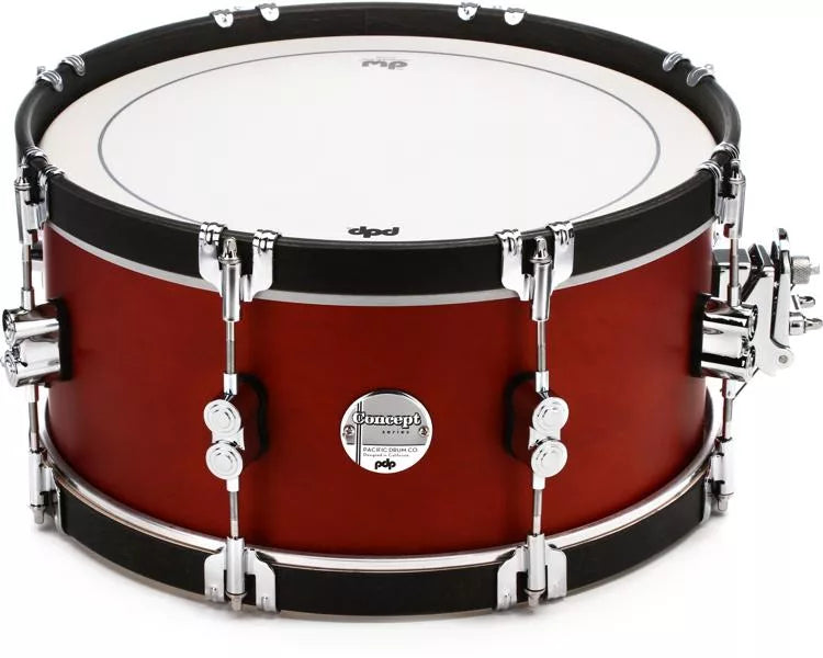 PDP PDCC6514SSOE Concept Maple Classic Snare Drum (Ox Blood Stain) - 6.5" x 14"