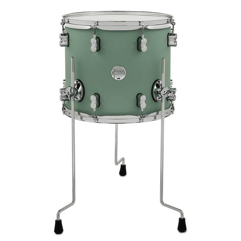 PDP PDCM1214TTSF Concept Maple Finish Ply Floor Tom (Satin Seafoam) - 12" x 14"