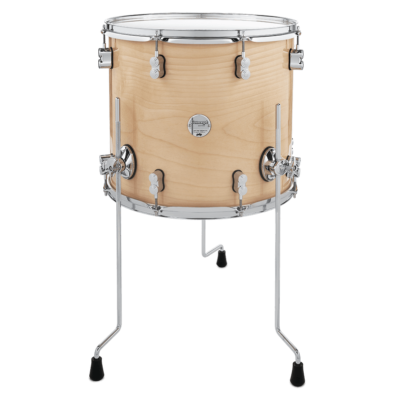 PDP PDCM1416TTNA Concept Maple Lacquer Floor Tom (Natural Lacquer) - 14" x 16"