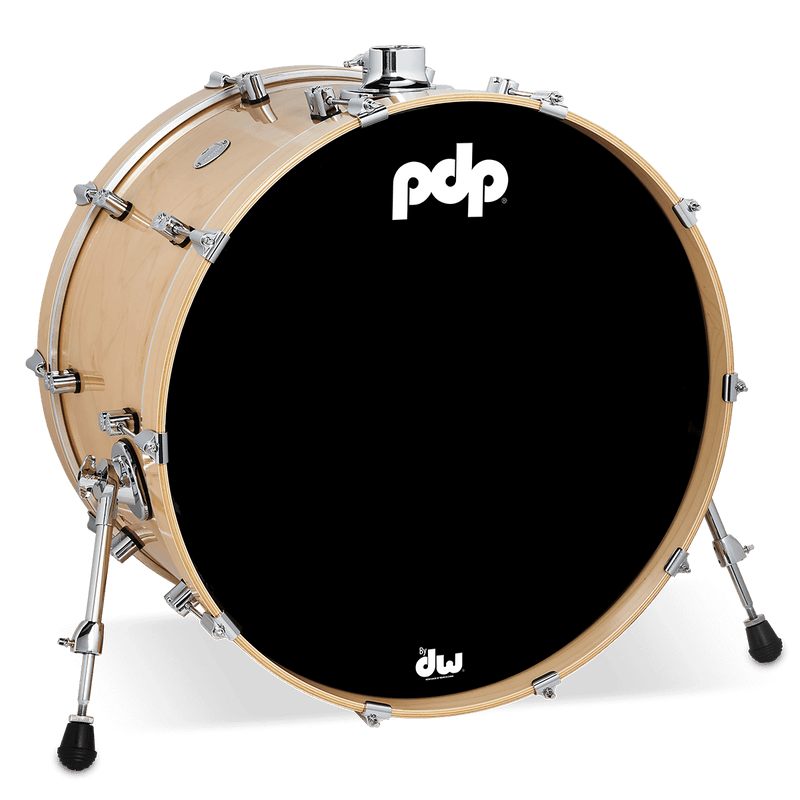 PDP PDCM1424KKNA Concept Maple Lacquer Grosse caisse 14" x 24" - Laque naturelle