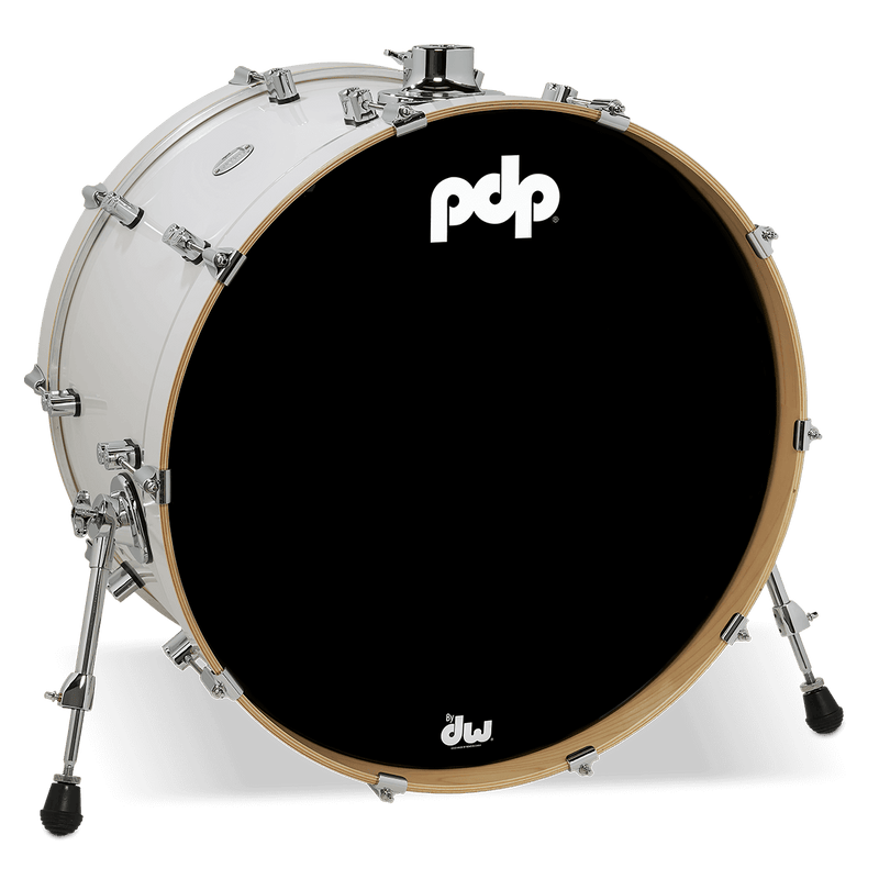 PDP PDCM1424KKPW Concept Maple Lacquer Grosse caisse 14" x 24" - Blanc nacré