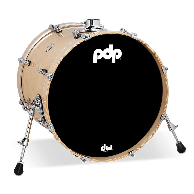 PDP PDCM1620KKNA Concept Maple Lacquer Grosse caisse 16" x 20" - Laque naturelle