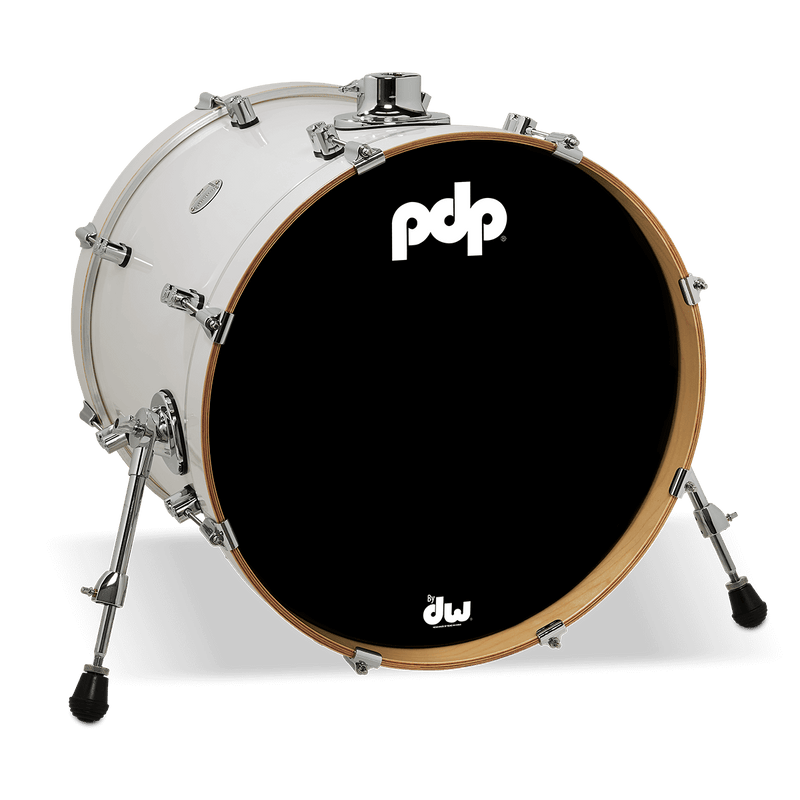 PDP PDCM1620KKPW Concept Maple Lacquer Grosse caisse 16" x 20" - Blanc nacré