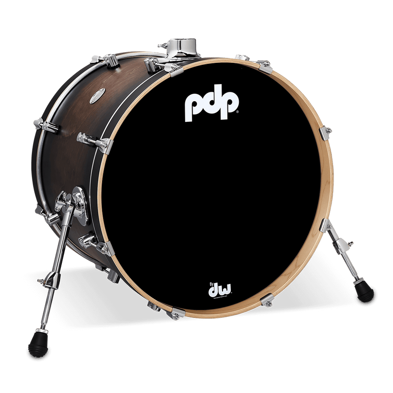 PDP PDCM1620KKSCB Concept Maple Lacquer Grosse caisse 16" x 20" - Charcoal Burst satiné