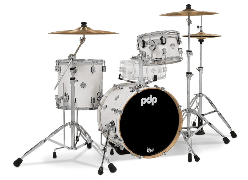 PDP PDCM18BPPW Concept Maple 3-Piece Bop Shell Pack Lacquer Finish (Pearlescent White)