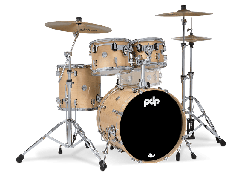 PDP PDCM20FNNA Concept Maple 4-Piece Fusion Shell Pack Lacquer Finish (Natural Lacquer)