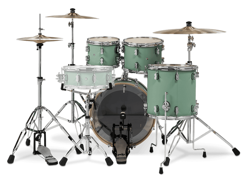 PDP PDCM20FNSF Concept Maple 4-Piece Fusion Shell Pack Finish Ply (Satin Seafoam)
